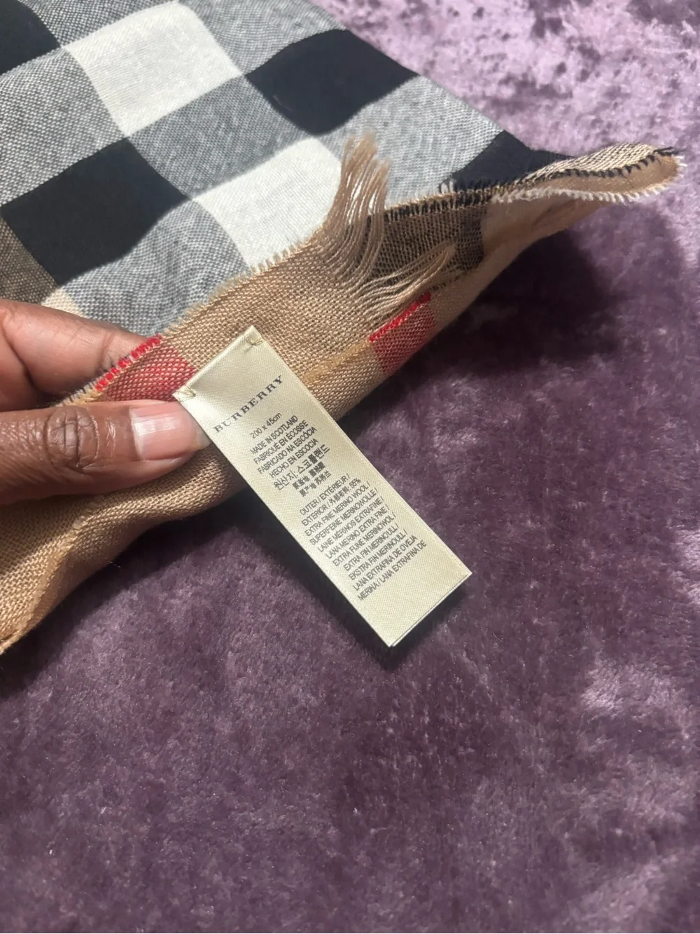 Burberry soft feel
